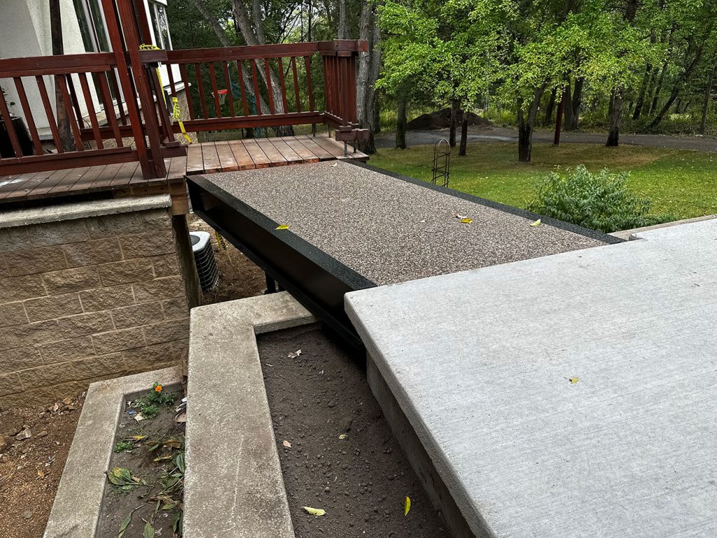 Exposed Aggregate Walkway